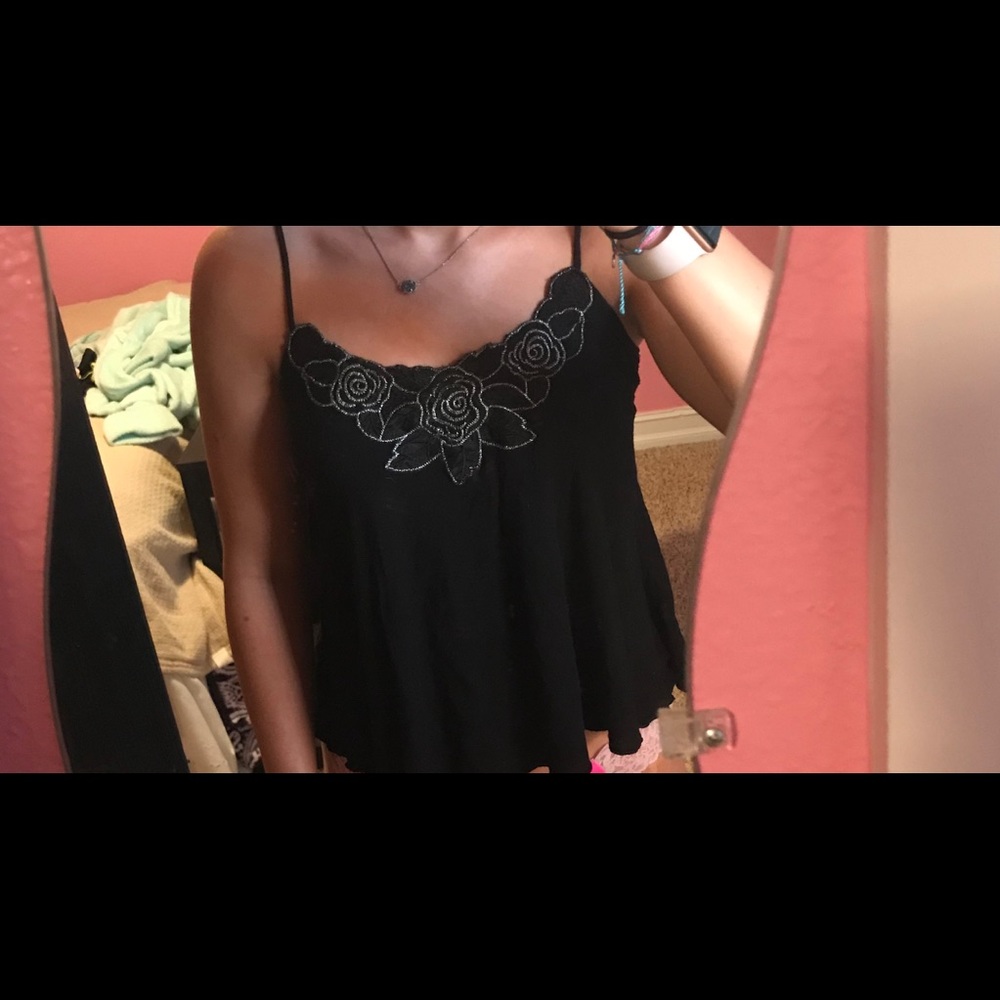 Cute black tank